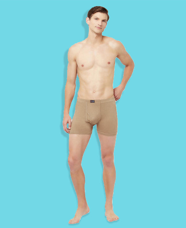 T.T. Mens Jazz Fine Long Inner Elastic TrunkPack Of 3 Black-Skin-Sky