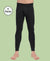T.T. Men Regular Fit Cotton Rich With Elastomeric Finish Thermal Trouser Pack Of 5-Black