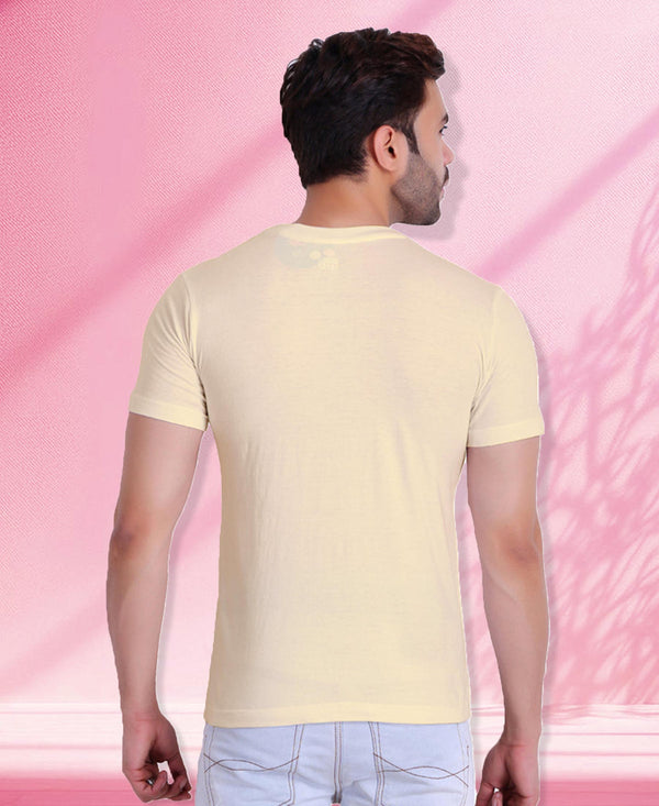 T.T. Poly Men Beige Quick-Dry Tshirt