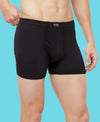 T.T. Mens Jazz Fine Long Inner Elastic TrunkPack Of 3 Black-Skin-Sky