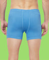 T.T. Mens Jazz Fine Long Inner Elastic TrunkPack Of 2 Blue-Sky