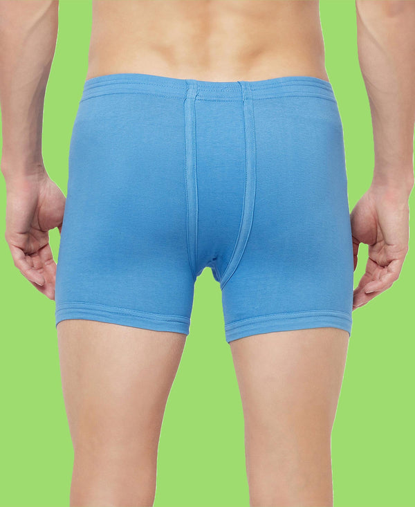 T.T. Mens Jazz Fine Long Inner Elastic TrunkPack Of 2 Blue-Sky