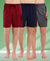 T.T. Men Regular Fit Poly Jersey Cut And Sew Bermuda Short Pack Of 3-Grey-Maroon-Navy