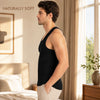 T.T. Mens Black Derby Vest (Pack Of 2)