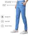 T.T. Men|Cotton Trackpant With Zipper Pocket|Regular Fit|Elastic Waist With Drawstring, Ultra Soft Stretch Fabric – Gym, Sports & Casual Wear With Side Piping||Blue