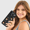 Mobielectro Cute Fun Cartoon 3DBear Coffee Case for Vivo Y21 5G - Black