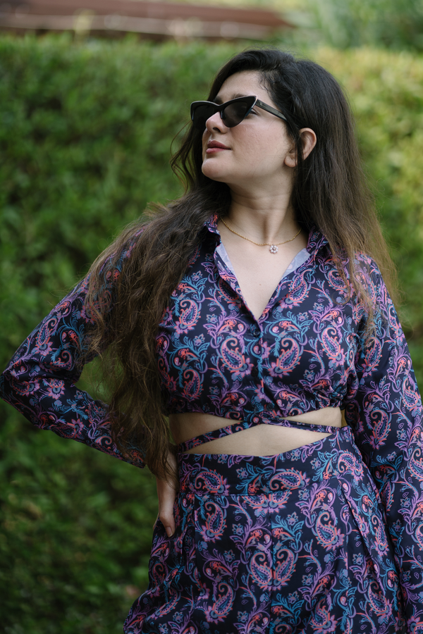 Garden Party Mango Printed Co Ord Set (Combo)