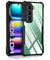 Mobielectro Camera Bump Protection | Slim Stylish 360 Protection Design |Crystal Clear | Shockproof Eagle Back Cover for Infinix Hot 50 5G - Black