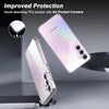 Mobielectro Soft Silicon Transparent |Scratch Resistant Clear Case for Samsung A55 5G