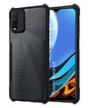 Mobielectro Camera Bump Protection | Slim Stylish 360 Protection Design |Crystal Clear | Shockproof Eagle Back Cover for RedMi 9 Power - Black