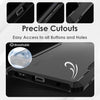 Mobielectro Camera Bump Protection | Slim Stylish 360 Protection Design |Crystal Clear | Shockproof Eagle Back Cover for Tecno Pova 6 NEO 5G - Black