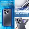 Mobielectro Clear Transparent Shockproof Scratch Resistant Protective Phone Case for Infinix Note 40X 5G