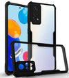 Mobielectro Camera Bump Protection | Slim Stylish 360 Protection Design |Crystal Clear | Shockproof Eagle Back Cover for RedMi Note 11 4G| RedMi Note 11S - Black