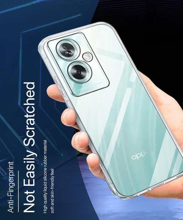 Mobielectro Clear Transparent Shockproof Scratch Resistant Protective Phone Case for Oppo A79 5G