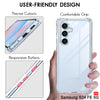 Mobielectro Soft Silicon Transparent |Scratch Resistant Clear Case for Samsung S24 FE 5G