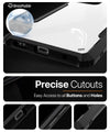 Mobielectro Camera Bump Protection | Slim Stylish 360 Protection Design |Crystal Clear | Shockproof Eagle Back Cover for Realme 12 Pro|Realme 12 Pro Plus | Realme P1 Pro 5G |Realme Narzo 70 Pro 5G - Black