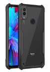 Mobielectro Camera Bump Protection | Slim Stylish 360 Protection Design |Crystal Clear | Shockproof Eagle Back Cover for RedMi Y3 - Black