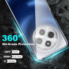 Mobielectro Clear Transparent Shockproof Scratch Resistant Protective Phone Case for POCO M7 5G