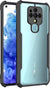 Mobielectro Camera Bump Protection | Slim Stylish 360 Protection Design |Crystal Clear | Shockproof Eagle Back Cover for Tecno Camon 16 - Black