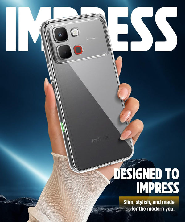 Mobielectro Clear Transparent Shockproof Scratch Resistant Protective Phone Case for Infinix Note Edge 5G