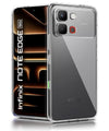 Mobielectro Clear Transparent Shockproof Scratch Resistant Protective Phone Case for Infinix Note Edge 5G