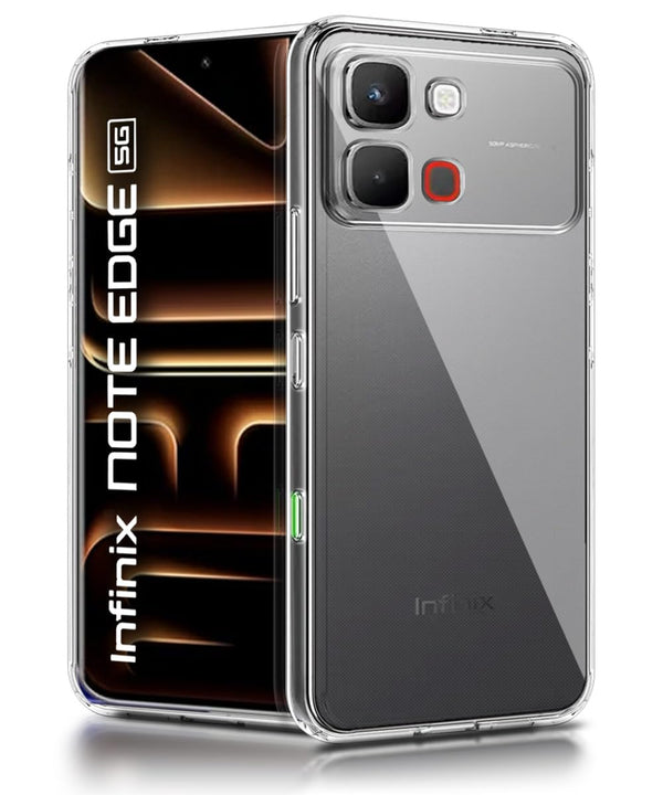 Mobielectro Clear Transparent Shockproof Scratch Resistant Protective Phone Case for Infinix Note Edge 5G
