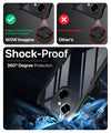 Mobielectro Camera Bump Protection | Slim Stylish 360 Protection Design |Crystal Clear | Shockproof Eagle Back Cover for Tecno Spark GO 1 | Tecno Pop 9 4G - Black