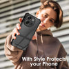 Mobielectro Camera Bump Protection | Slim Stylish 360 Protection Design |Crystal Clear | Shockproof Eagle Back Cover for Tecno Pova 6 NEO 5G - Black