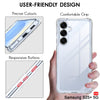 Mobielectro Clear Transparent Shockproof Scratch Resistant Protective Phone Case for Samsung S25 Plus