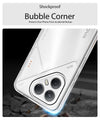 Mobielectro Clear Transparent Shockproof Scratch Resistant Protective Phone Case for Tecno POVA 7 Pro