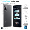 Mobielectro Clear Transparent Shockproof Scratch Resistant Protective Phone Case for Vivo T5 Pro 5G