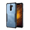 Mobielectro Camera Bump Protection | Slim Stylish 360 Protection Design |Crystal Clear | Shockproof Eagle Back Cover for Mi POCO F1 - Black