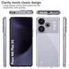 Mobielectro Soft Silicon Transparent |Scratch Resistant Clear Case for POCO M6 Plus 5G