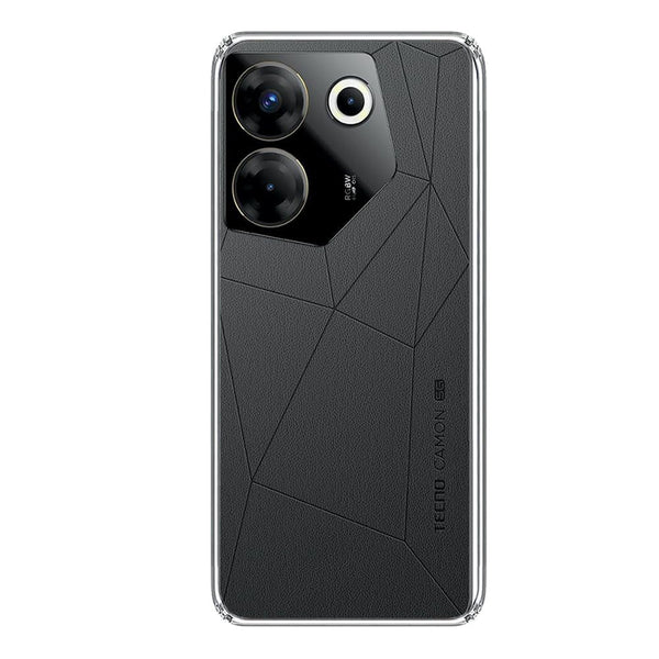 Mobielectro Clear Transparent Shockproof Scratch Resistant Protective Phone Case for Tecno Camon 20 Pro