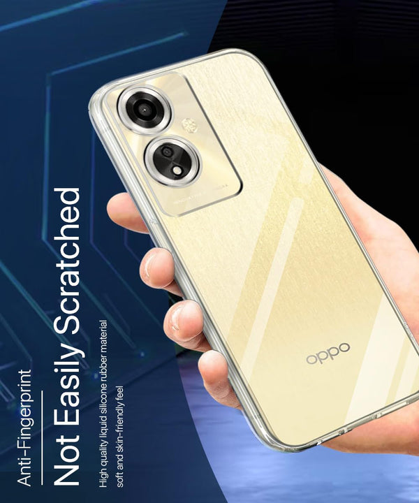 Mobielectro Clear Transparent Shockproof Scratch Resistant Protective Phone Case for Oppo A59 5G