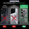 Mobielectro Clear Transparent Shockproof Scratch Resistant Protective Phone Case for Tecno POVA 6 Pro 5G