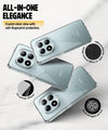 Mobielectro Clear Transparent Shockproof Scratch Resistant Protective Phone Case for Redmi Note 15 Pro