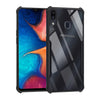 Mobielectro Camera Bump Protection | Slim Stylish 360 Protection Design |Crystal Clear | Shockproof Eagle Back Cover for Samsung A20|A30|M10s - Black