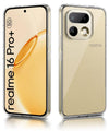Mobielectro Clear Transparent Shockproof Scratch Resistant Protective Phone Case for Realme 16 Pro Plus 5G