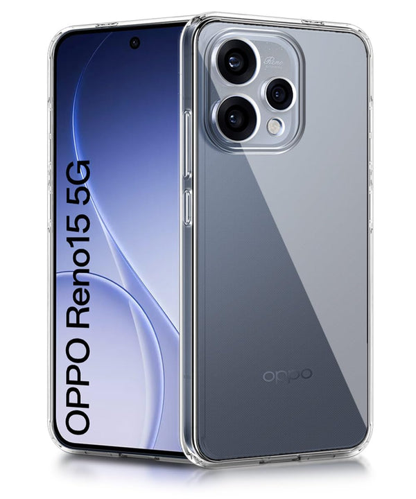 Mobielectro Clear Transparent Shockproof Scratch Resistant Protective Phone Case for Oppo Reno 15 5G