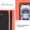 Mobielectro Waterkproof Soft Silicone Ultra Slim O.G Case foriPhone 17 - Black