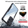 Mobielectro Camera Bump Protection | Slim Stylish 360 Protection Design |Crystal Clear | Shockproof Eagle Back Cover for Samsung S22 ULTRA- Black