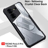 Mobielectro Camera Bump Protection | Slim Stylish 360 Protection Design |Crystal Clear | Shockproof Eagle Back Cover for Tecno Pova 5 Pro 5G - Black