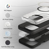 Mobielectro Waterkproof Soft Silicone Ultra Slim O.G Case for iPhone 15 pro max- Black