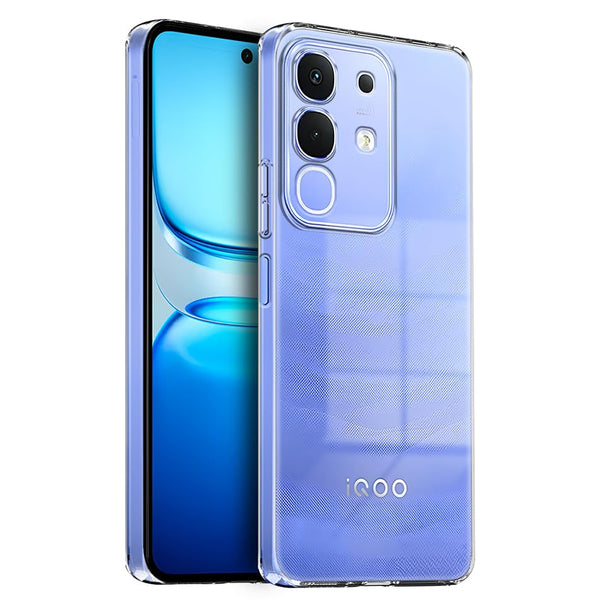 Mobielectro Soft Silicon Transparent |Scratch Resistant Clear Case for Vivo T4X 5G
