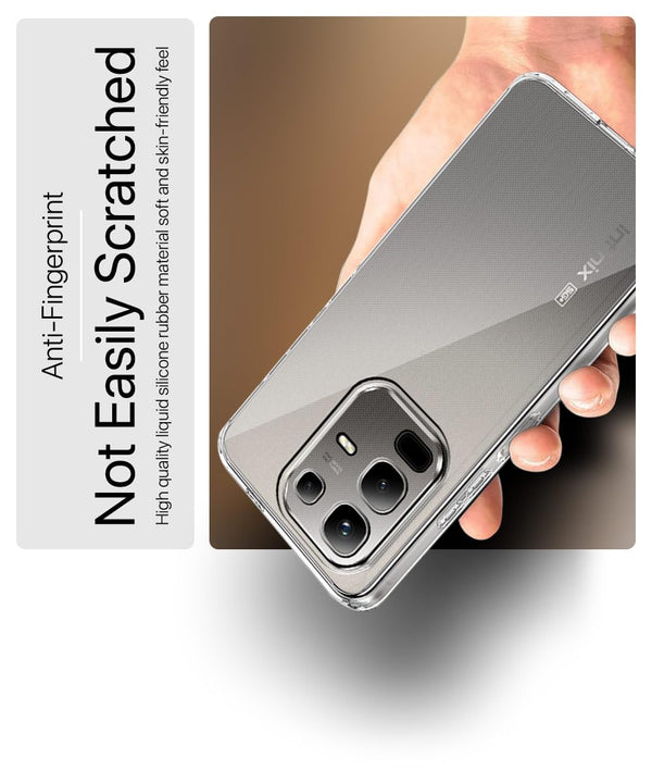 Mobielectro Clear Transparent Shockproof Scratch Resistant Protective Phone Case for Infinix Note 50X 5G