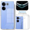 Mobielectro Clear Transparent Shockproof Scratch Resistant Protective Phone Case for Tecno Camon 20