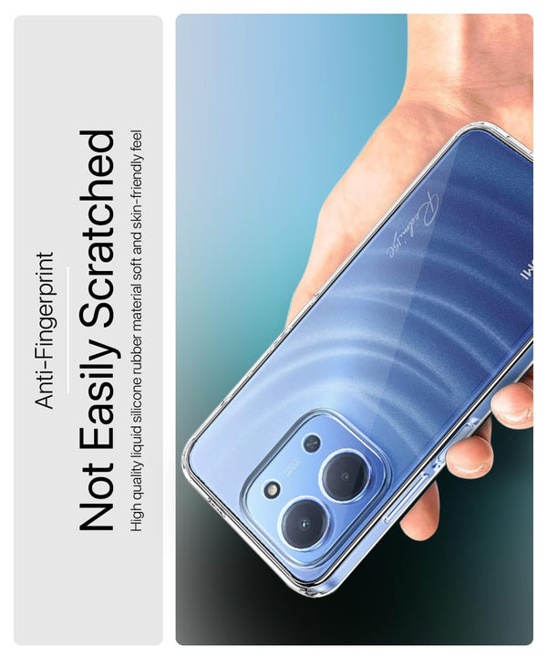 Mobielectro Clear Transparent Shockproof Scratch Resistant Protective Phone Case for Redmi 15C 5G