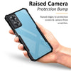 Mobielectro Camera Bump Protection | Slim Stylish 360 Protection Design |Crystal Clear | Shockproof Eagle Back Cover for Oppo A17 - Black