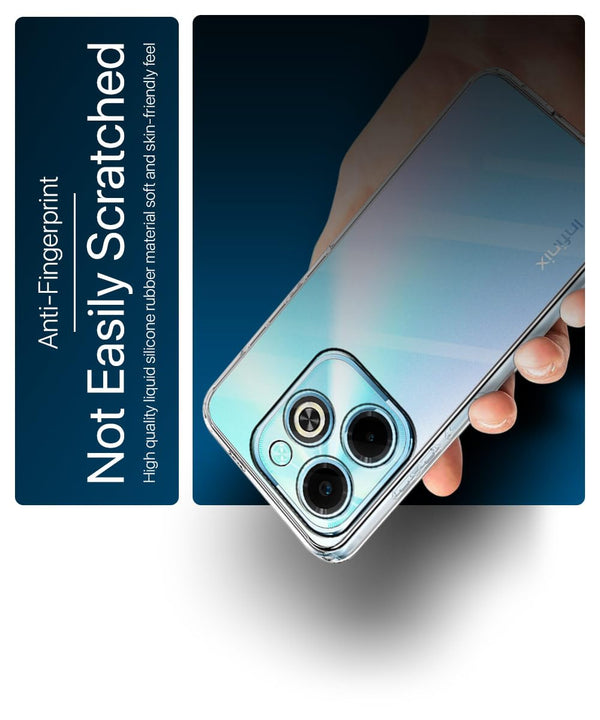 Mobielectro Clear Transparent Shockproof Scratch Resistant Protective Phone Case for Infinix Hot 40i